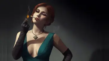 Noir Triss (The Witcher) live wallpaper download