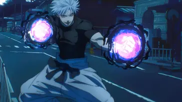 Satoru With Two Purple Orb live wallpaper download