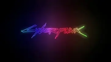 Cyberpunk 2077 Neon Logo live wallpaper download