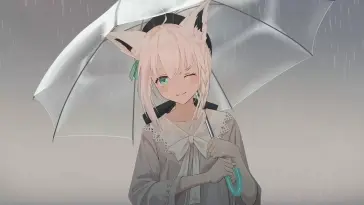 Fubuki in the Rain live wallpaper download