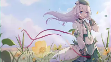 Theresa in a Flowering Meadow live wallpaper download