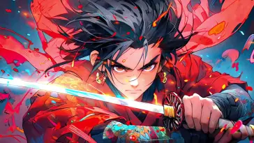 Blade of the Anime Samurai live wallpaper download