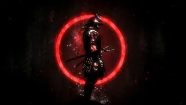 Samurai in the Red Glow live wallpaper download