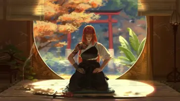 Catana Girl Meditating live wallpaper download