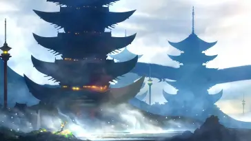 Pagoda and Dragon Harmony live wallpaper download