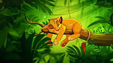 Simba in Forest live wallpaper download