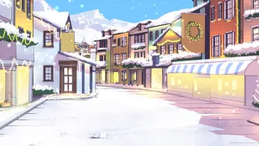 Snow City Street live wallpaper download