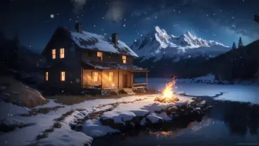 Winter House live wallpaper download