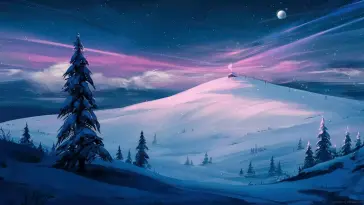 Snow Mountain House live wallpaper download