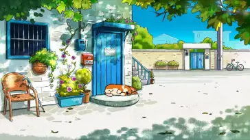 Sunny Snooze With a Corgi live wallpaper download