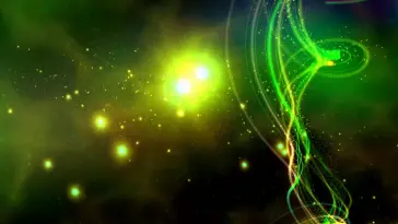 Glowing Green Waves live wallpaper download