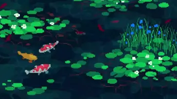 Pixel Koi Pond live wallpaper download