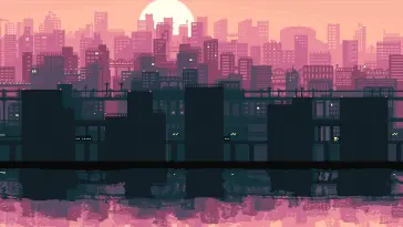 Pixel Cityscape live wallpaper download