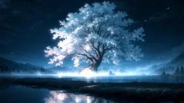 Glowing Tree live wallpaper download