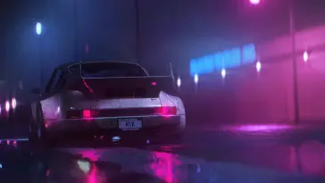 Porsche RSR Neonwave live wallpaper download