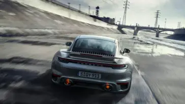 Porsche 911 Turbo S Silver Metallic live wallpaper download