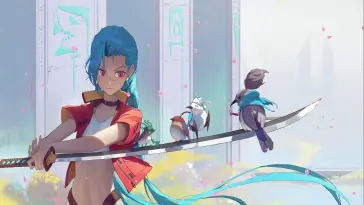 Jinx With Katana live wallpaper download