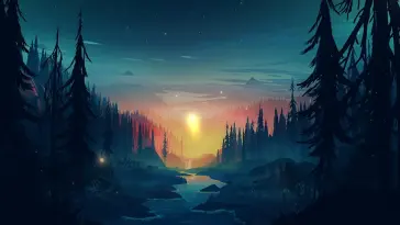 Among Trees live wallpaper download