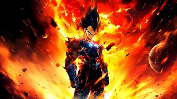 Ruthless Warrior Vegeta live wallpaper download
