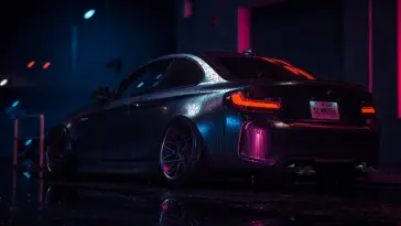 BMW M2 in Rain live wallpaper download