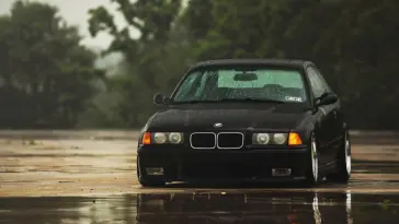 BMW E36 Black live wallpaper download