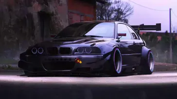 BMW M3 E46 Black live wallpaper download