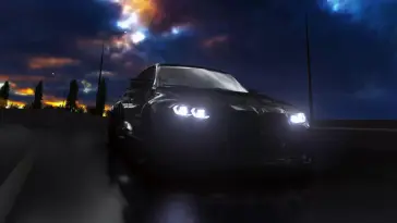 BMW M3 Black at Night live wallpaper download