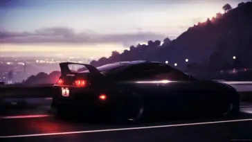 Toyota Supra Night Drive live wallpaper download