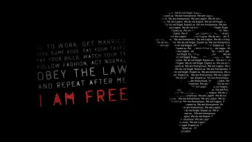 I Am Free (Anonymous) live wallpaper download