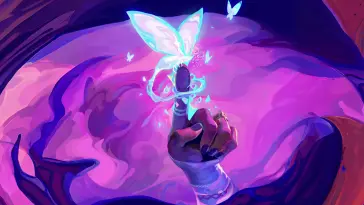 Hand With Butterfly (Valorant) live wallpaper download