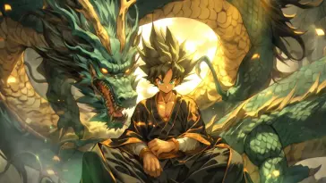 Goku and Shenron's Pact live wallpaper download