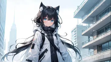 Girl Trapped in Winter live wallpaper download