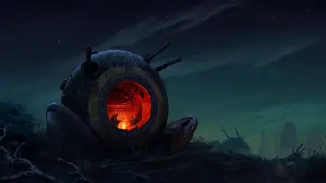 Post Apocalyptic Campfire live wallpaper download