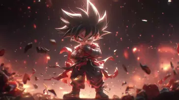 Kid Goku (AI) live wallpaper download