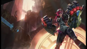 Vi the Piltover Enforcer live wallpaper download