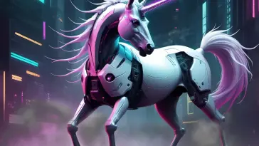 Robotic Unicorn live wallpaper download