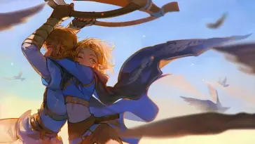 Princess Zelda With Link (The Legend of Zelda) live wallpaper download