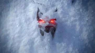 Wolf With Red Eyes (The Witcher) live wallpaper download