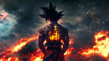Son Goku Fiery (DBZ) live wallpaper download