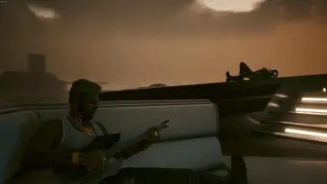 Guitarist on a Yacht (Cyberpunk 2077) live wallpaper download