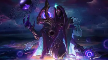 Dark Cosmic Jhin (League of Legends) live wallpaper download