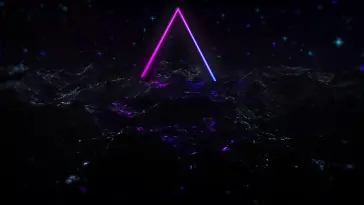 Ocean With Neon Glitch live wallpaper download