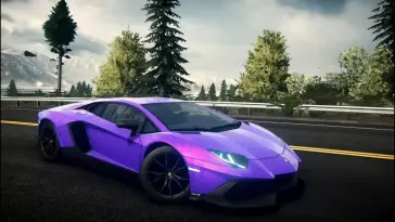 Lamborghini Aventador by the Forest (NFS) live wallpaper download