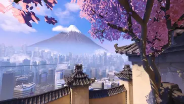 Fujisan and Sakura (Overwatch 2) live wallpaper download