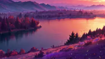 Purple Wild Nature live wallpaper download