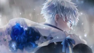 Gojo White Hair live wallpaper download