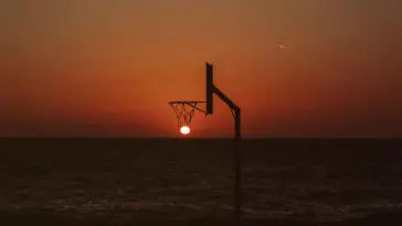 Basketball at Sunset live wallpaper download