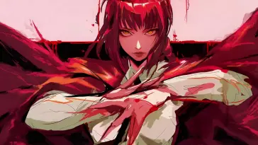 Makima in Chainsaw Man live wallpaper download