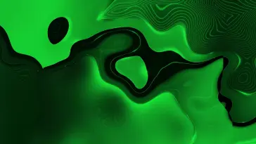 Green Liquid Waves live wallpaper download