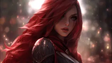 Crimson Assassin Katarina live wallpaper download